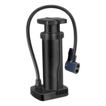 Bomba de ar compressor de pedal portátil com bicos multiuso para bicicleta moto bola e boias bomvink bom-8812