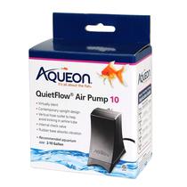 Bomba de ar de aquário Aqueon QuietFlow 10 para tanques de 8-38L preta