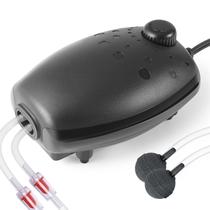 Bomba de ar de aquário HITOP Dual Outlets Whisper para 75-380L Bomba de ar de aquário HITOP Dual Outlets Whisper para 75-380L