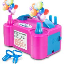 Bomba de ar de balão elétrico Anorsem Bocal duplo portátil Bomba de ar de balão elétrico Anorsem Bocal duplo portátil
