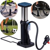 Bomba De Ar De Uso Manual Portátil Com Pressão 160psi Infla Pneu Bola E Colchão Castela Bomba De Ar De Uso Manual Portátil Com Pressão 160psi Infla Pneu Bola E Colchão Castela