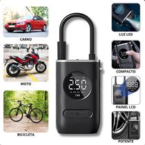 Bomba de Ar Digital Portátil 150 PSI Ideal para Pneus, Bicicletas e Bolas Infláveis Bomba de Ar Digital Portátil 150 PSI Ideal para Pneus, Bicicletas e Bolas Infláveis