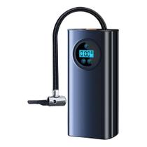 Bomba De Ar Elétrica Portátil Recarregável Com Display LCD Para Carro, Moto, Bicicleta E Bola 12V