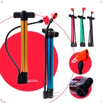 Bomba de Ar Encher Pneu Carro Moto Bicicleta Bike Bola Boia