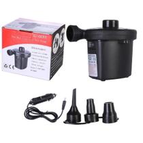 Bomba de ar inflador eletrico 12w para colchao inflavel multiuso 75w automotivo