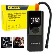 Bomba de ar inteligente calibrador pneu portátil digital bom-8906
