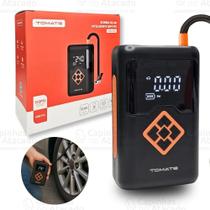 Bomba de Ar Inteligente Portátil c/ Lanterna - Tomate - MXB-009 - Para Carro, Moto, Bicicleta Bomba de Ar Inteligente Portátil c/ Lanterna - Tomate - MXB-009 - Para Carro, Moto, Bicicleta