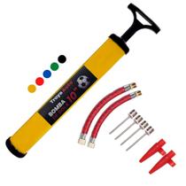 Bomba De Ar Manual Com 8 Bicos P/ Inflar Bolas Bexigas Boias