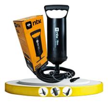 Bomba De Ar Manual Encher Colchão Piscina Boia Coletes Botes