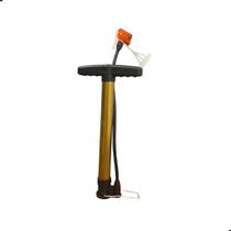 Bomba de Ar Manual para Bicicleta com Agulha e Adaptadores Enche Bola Pneu e Infláveis Bomba de Ar Manual para Bicicleta com Agulha e Adaptadores Enche Bola Pneu e Infláveis