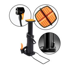 Bomba de Ar Manual Portátil com 3 Bicos Adaptadores Até 100 PSI