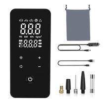 Bomba de Ar Mini Compressor de Ar Portatil Recarregavél Digital USB Calibrador de Encher Pneu De Bicicleta Carro Moto Colchão inflável