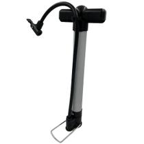 Bomba De Ar Pequeno 30cm Encher Pneu Bicicleta Boia Cinza