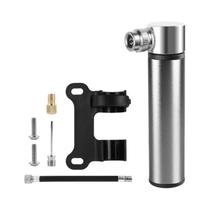 Bomba De Ar Portátil De Liga De Alumínio Para Bicicleta, Mini Bomba Manual Universal Para Válvulas