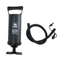 Bomba De Ar Portátil Manual Para Encher Colchão Piscina Boia Inflavel 3 Bicos Com Pedal