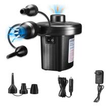 Bomba de Ar Portátil Mini Compressor Colchão Boia Inflavel 3 Bicos Compacto Bomba de Ar Portátil Mini Compressor Colchão Boia Inflavel 3 Bicos Compacto