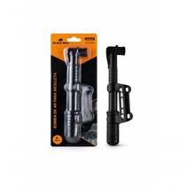 Bomba de Ar Portátil para Bicicleta Preta com Suporte de Quadro Black Bull Bomba de Ar Portátil para Bicicleta Preta com Suporte de Quadro Black Bull