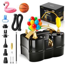 Bomba de balão elétrica Bezente 4 em 1 portátil Black Gold