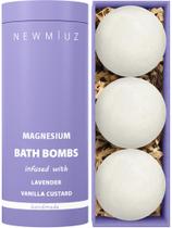 Bomba de banho New Miuz Magnésio Lavanda e Baunilha para pele sensível Bomba de banho New Miuz Magnésio Lavanda e Baunilha para pele sensível
