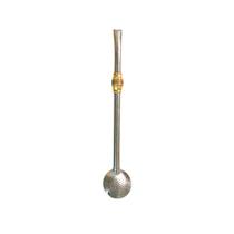 Bomba de Chimarrão Capellani em Inox com Detalhe Faixa Pampa Bojo Fixo Bomba de Chimarrão Capellani em Inox com Detalhe Faixa Pampa Bojo Fixo
