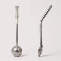Bomba de Chimarrão Premium em Inox - Estilo Uruguaio para Cuias Compactas Bomba de Chimarrão Premium em Inox - Estilo Uruguaio para Cuias Compactas