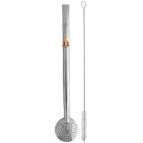 Bomba De Chimarrão Tereré Aço Inox 23cm Com Rosca Pingente Bomba De Chimarrão Tereré Aço Inox 23cm Com Rosca Pingente
