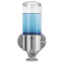 Bomba de chuveiro simplehuman Single Wall Mount 450ml em aço inoxidável Bomba de chuveiro simplehuman Single Wall Mount 450ml em aço inoxidável