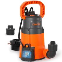 Bomba de depósito submersível Cleartide 1/3HP 10560LPH com sensor de água
