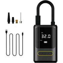 Bomba De Encher Pneu Mini Compressor De Ar Portátil Elétrico 50W USB Powerbank Carro Moto Bike Lanterna