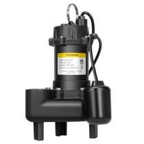 Bomba de esgoto VIVOHOME 1 HP Submersível Ferro Fundido 5220 LPH