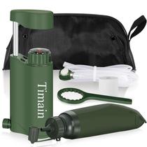 Bomba de filtro de água Tmain Outdoor Portable Water Filtration