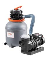 Bomba de filtro de areia VEVOR para piscina acima do solo 12cm 2650L/h Bomba de filtro de areia VEVOR para piscina acima do solo 12cm 2650L/h
