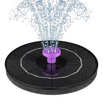 Bomba de Fonte Solar para Banho de Pássaros SEIRMEP 3,5 W com 8 Bicos Bomba de Fonte Solar para Banho de Pássaros SEIRMEP 3,5 W com 8 Bicos