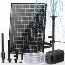 Bomba de Fonte Solar POPOSOAP 20W 320GPH 4 Padrões de Spray