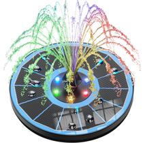 Bomba de fonte solar SZMP 3.5W 2000mAh, painel de vidro, 7 bocais Bomba de fonte solar SZMP 3.5W 2000mAh, painel de vidro, 7 bocais