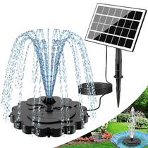 Bomba de Fonte Solar SZMP 3,5 W com Painel de Vidro e Cabo de 3 m