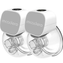 Bomba de Leite Elétrica Mcadero M5 - Sem Mãos - Cinza - Pacote com 2 Unidades