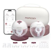 Bomba de Leite Momcozy M5 Inteligente Sem Fio Controlada por App 2 Unidades