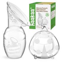 Bomba de mama manual manual 100mL com coletor de leite 75mL Combo Bomba de mama manual manual 100mL com coletor de leite 75mL Combo