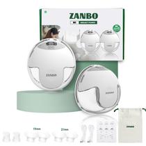 Bomba de mama vestível ZANBO M1 atualizada com 4 modos e 12 níveis Bomba de mama vestível ZANBO M1 atualizada com 4 modos e 12 níveis