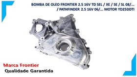 Bomba De Oleo Nissan Frontier 2.5 16v 08/12