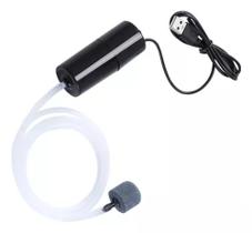 Bomba De Oxigênio Usb Portátil Tanque Peixes 12v Silencioso