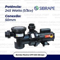 Bomba De Piscina Sibrape 1/3Cv Motor Weg (110v) Até 30.000 Lt