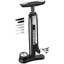 Bomba de piso para bicicleta MOHEGIA com medidor 160 PSI Schrader Presta Bomba de piso para bicicleta MOHEGIA com medidor 160 PSI Schrader Presta