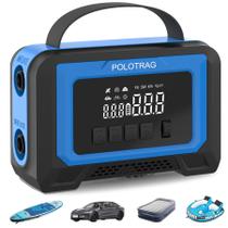 Bomba de placa de pás Polotrag Compressor de ar sem fio 50 PSI