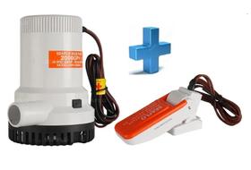 Bomba De Porão 2000gph 24v +Automático Barco Original Seaflo