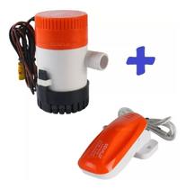 Bomba De Porão 750 Gph + Automático Esfera - Noster