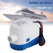 Bomba De Porão Automática 12V 1100GPH Para Barco, Iate, Casa Flutuante, Motor Submersível,
