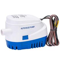 Bomba De Porão Com Automático 1100Gph 12V 3.8A Saída 3/4