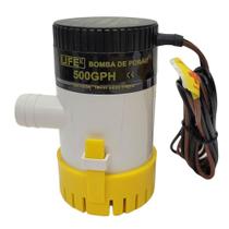 Bomba De Porão Submersível 500Gph 12V 1.890Lts Hora Lifek
